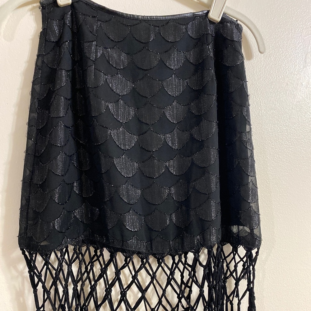 Black Astr boho skirt S